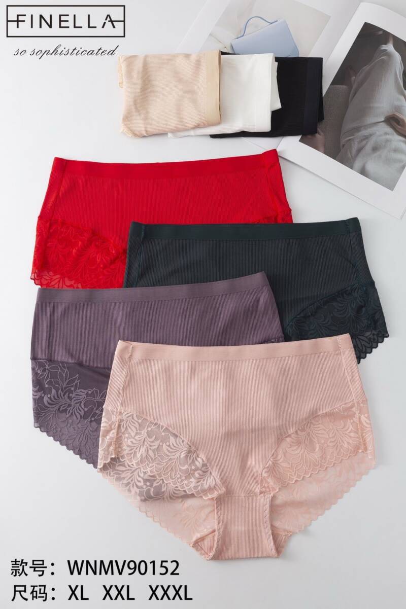 Majtki damskie Roz XL-3XL, Mix kolor Paczka 24 szt